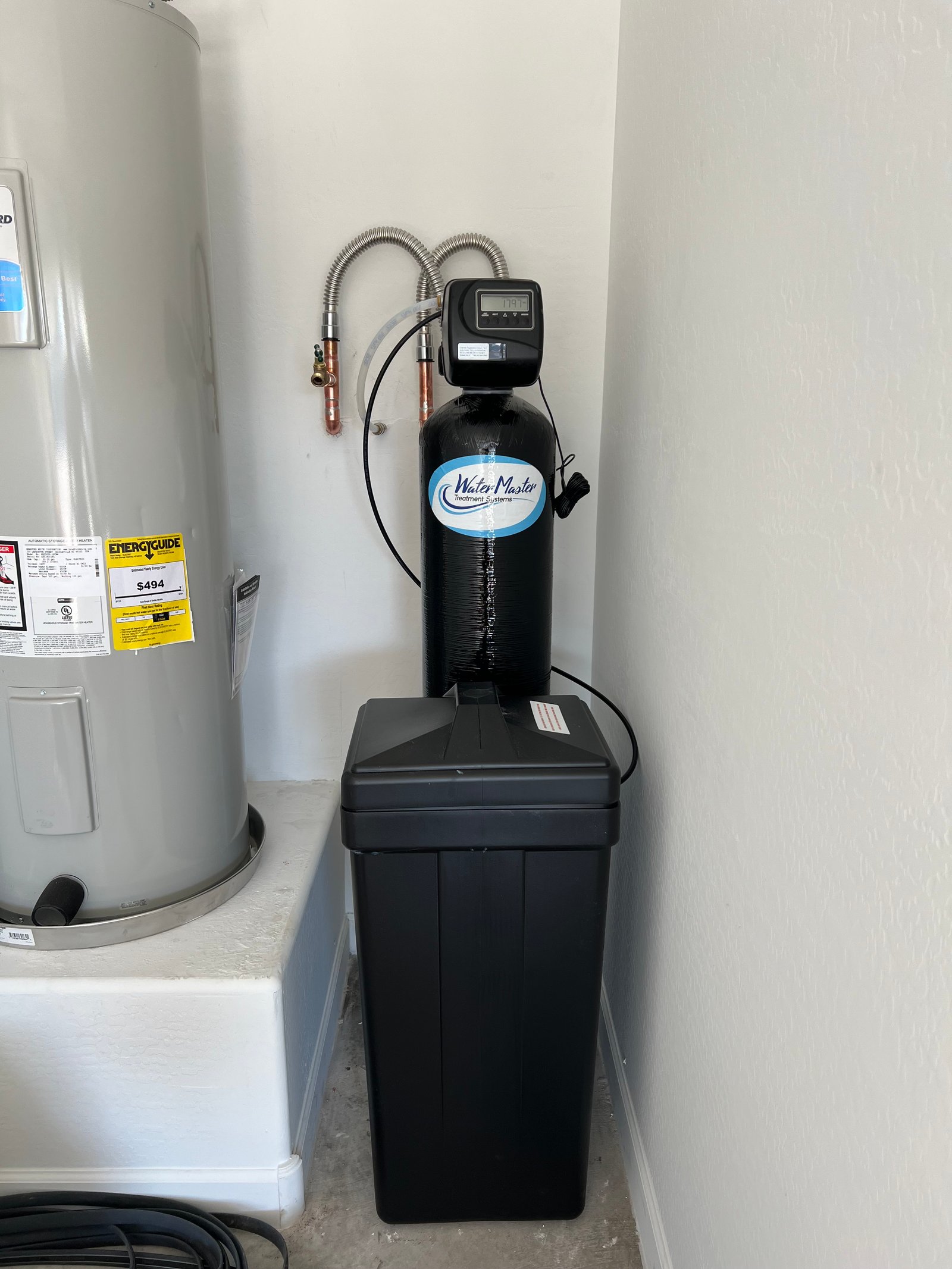Whole home filtration and softening unit